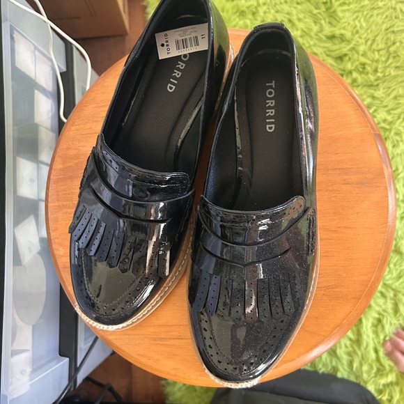 Torrid Black Platform Loafers - Picture 2 of 6